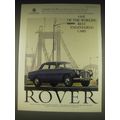 1962 Rover 3-Litre Car Advertisement - One of the world's best engineered cars