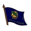 Oklahoma State Flag Hat Tac or Lapel Pin
