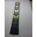 BUTTERFLY CENTRE, HAUTE TOMBETTE JERSEY, CHANNEL ISLANDS unused Leather Bookmark