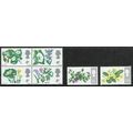1967 British Wild Flowers set 6v SG717a-722 UM