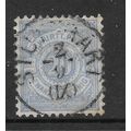 GERMAN STATES WURTTEMBERG 1875 20pf PALE ULTRAM...