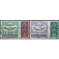 Nouvelles Hebrides 1965 Michel 220 - 221 O Cote...