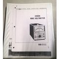 Hewlettt Packard RMS Voltmeter 3400A Operating ...