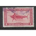 PANAMA AIR 1942 2c RED MARLIN SG 418 FINE USED