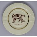 Cute Unique Mid Century Decor Ashtray with Grap...