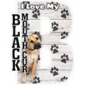 I Love My Black Mouth Cur Fridge Magnet