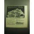 1958 Pfaelzer Steaks Ad - Give the same famous steaks served by