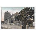 St Mary's Church Eastbourne Postcard East Susse...