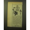 1960 Oxford University Press Book Ad - The Lore and Language of School-Children
