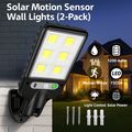 Solar Motion Sensor Wall Lights (2-Pack) | Wate...