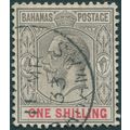 Bahamas 1926 1s black & carmine SG123 used