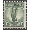 Australia 1937 SG174 1/- Grey-Green Perf 13.5x1...