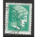 GREECE 1955 GREEK ART 1d GREEN YOUTHS HEAD SG 7...