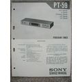 Sony PT-59 Original Service manual