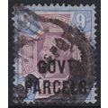 Great Britain 1888 Govt Parcels SG o67 - 9d dul...
