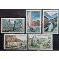 FRANCE: 1965 Tourist Publicity SG1684/88 MNH