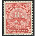 Turks & Caicos 1948 Centenary Separation From B...