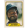 1982 Fleer baseball card 416 Hal McRae– Royals