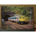 A THAMESLINK TRAIN unused postcard CROSS LONDON...