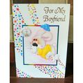Boyfriend - birthday card - For My Boyfriend