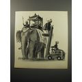 1951 Cartoon by Whitney Darrow, Jr.- Elephant