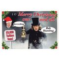 Christmas Santa Claus Hat Bah Humbug Advertisin...