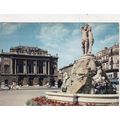 Montpellier Place de Comedie France Postcard po...