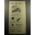 1957 Abercrombie & Fitch Ad - Carryall Stool; H...