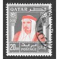 QATAR 1968 SHAIKH AHMAD 20D USED