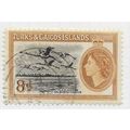 TURKS & CAICOS 1955 QE2 BIRDS FLAMINGOES NORTH ...