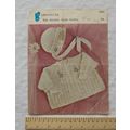 Vintage: Bairnswear No. 1627 coat and bonnet, DK