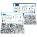 276 PCS SAE & Metric Grease Fittings Kit, Hydra...