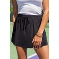 Black Cargo Pocket Elastic Waist Active Casual ...