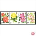 1976 Roses Set SG1006-1009 Very Fine Used
