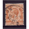 Kenya Uganda & Tanganyika 1922 20c Dull Orange ...