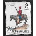 ARGENTINA REP 1966 ARMY DAY 8p MILITIAMAN OF GU...