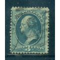 Used 184 3c George Washington Barely Clears M00601