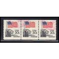 Used 1895 20c U.S. Flag Very Fine PNC 1/3 PA2211