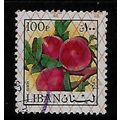 LEBANON 1978 FLOWERS & FRUITS 100p PEACHES SG 1...