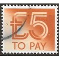 1982 D101 £5 Postage Due Fine Used ....