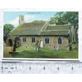 vintage postcard Heysham Church ref.2