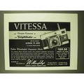 1952 Voigtlander Vitessa Camera Ad - Dream Camera