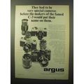 1970 Argus Cosina STL 1000 Camera Ad - Special