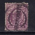 GB 1902 - 13 KEV11 6d Purple Wmk 49 Harrogate P...