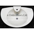 Roca Veranda 80cm 1TH Basin in PERGAMMON