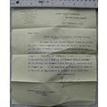 1910 letter Frank Collis, Stoke upon Trent