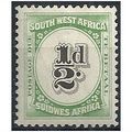 South West Africa 1931 D47 1/2d Black & Green P...