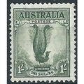 Australia 1937 SG174 1/- Grey-Green Perf 13.5x1...
