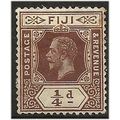 Fiji 1912 SG125 1/4d Brown Mounted Mint . ..