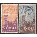India 1951 Pan-Asian Games Set SG335-6 Good/Fin...